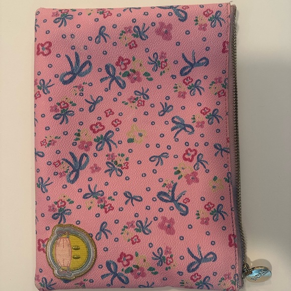 LoveShackFancy x SCL Baby Bell Pink Flat Pouch with Mask Patch - Picture 1 of 3